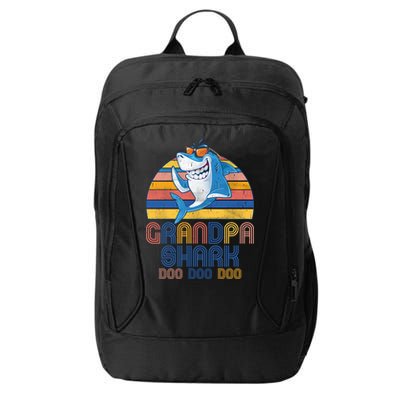 Cool Grandpa Shark Doo Doo Doo City Backpack
