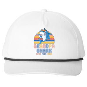 Cool Grandpa Shark Doo Doo Doo Snapback Five-Panel Rope Hat