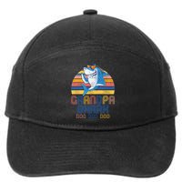 Cool Grandpa Shark Doo Doo Doo 7-Panel Snapback Hat