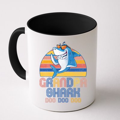 Cool Grandpa Shark Doo Doo Doo Mug