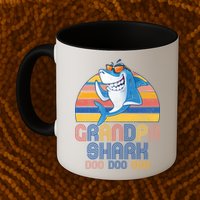 Cool Grandpa Shark Doo Doo Doo Mug