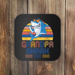 Cool Grandpa Shark Doo Doo Doo Coaster