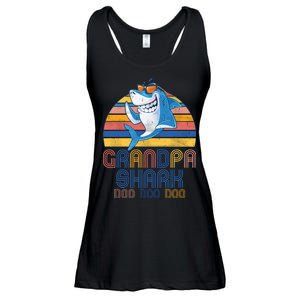 Cool Grandpa Shark Doo Doo Doo Ladies Essential Flowy Tank