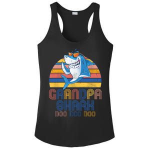 Cool Grandpa Shark Doo Doo Doo Ladies PosiCharge Competitor Racerback Tank