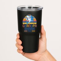 Cool Grandpa Shark Doo Doo Doo Tumbler