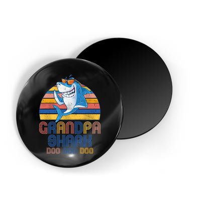 Cool Grandpa Shark Doo Doo Doo Magnet