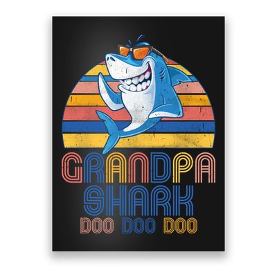 Cool Grandpa Shark Doo Doo Doo Poster