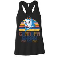 Cool Grandpa Shark Doo Doo Doo Women's Racerback Tank