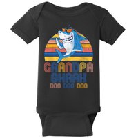 Cool Grandpa Shark Doo Doo Doo Baby Bodysuit