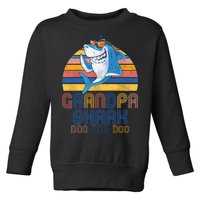 Cool Grandpa Shark Doo Doo Doo Toddler Sweatshirt