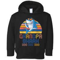 Cool Grandpa Shark Doo Doo Doo Toddler Hoodie