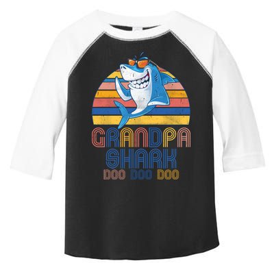 Cool Grandpa Shark Doo Doo Doo Toddler Fine Jersey T-Shirt