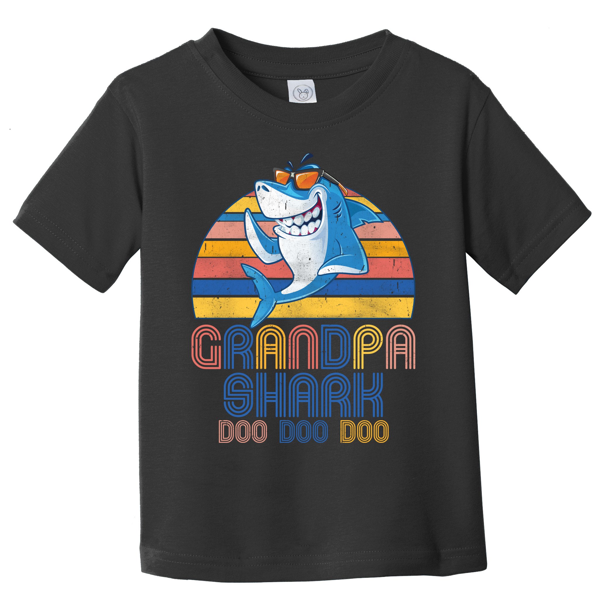 Cool Grandpa Shark Doo Doo Doo Toddler T-Shirt