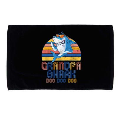 Cool Grandpa Shark Doo Doo Doo Microfiber Hand Towel