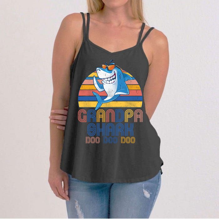 Cool Grandpa Shark Doo Doo Doo Women's Strappy Tank