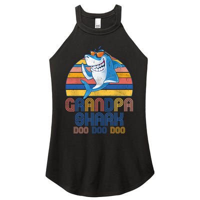 Cool Grandpa Shark Doo Doo Doo Women's Perfect Tri Rocker Tank