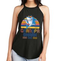 Cool Grandpa Shark Doo Doo Doo Women's Perfect Tri Rocker Tank