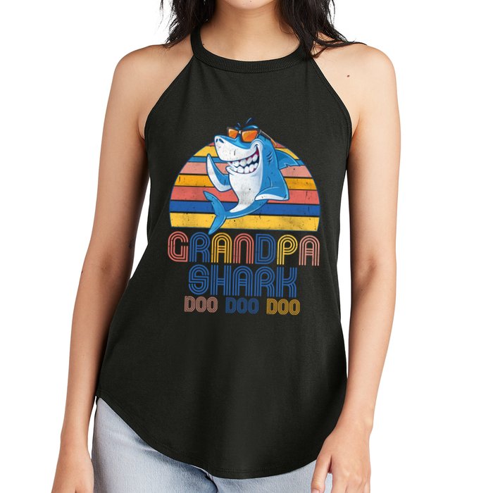 Cool Grandpa Shark Doo Doo Doo Women's Perfect Tri Rocker Tank