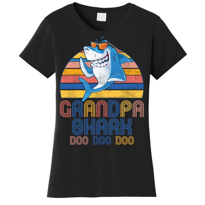 Cool Grandpa Shark Doo Doo Doo Women's T-Shirt