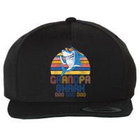 Cool Grandpa Shark Doo Doo Doo Wool Snapback Cap