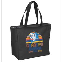 Cool Grandpa Shark Doo Doo Doo Zip Tote Bag