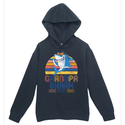 Cool Grandpa Shark Doo Doo Doo Urban Pullover Hoodie