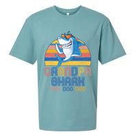 Cool Grandpa Shark Doo Doo Doo Sueded Cloud Jersey T-Shirt