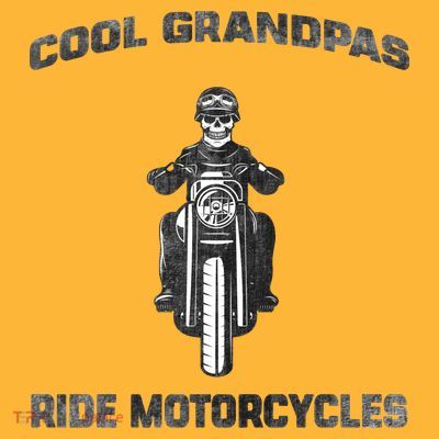 Cool Grandpas Ride Motorcycles T-Shirt