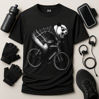Cool Grey Style Hipster Panda Performance Shirt