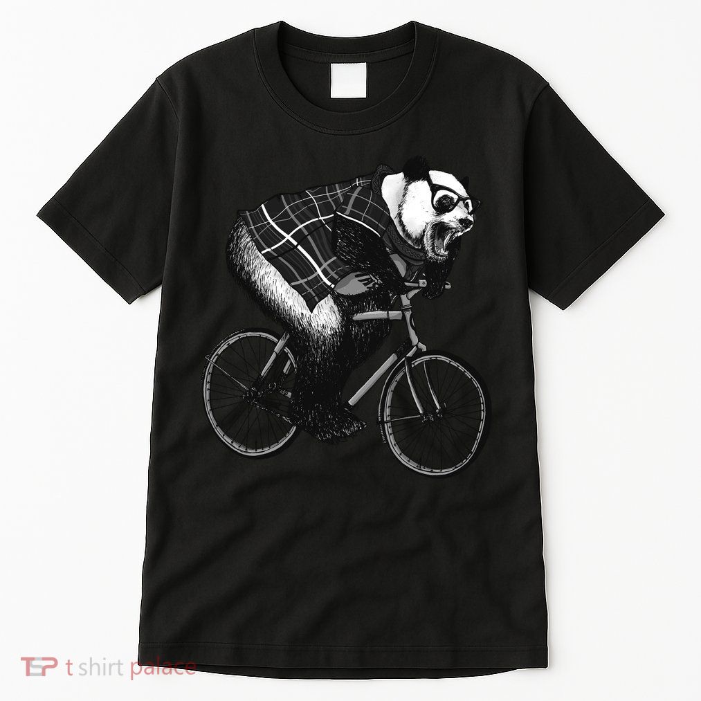 Cool Grey Style Hipster Panda Tall T-Shirt