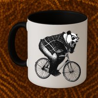 Cool Grey Style Hipster Panda Mug