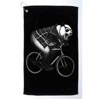 Cool Grey Style Hipster Panda Golf Towel