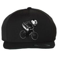 Cool Grey Style Hipster Panda Wool Snapback Cap