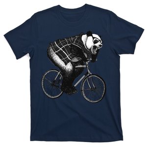 Cool Grey Style Hipster Panda T-Shirt