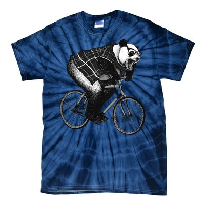 Cool Grey Style Hipster Panda Tie-Dye T-Shirt