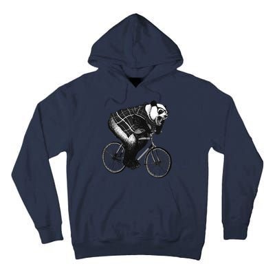 Cool Grey Style Hipster Panda Tall Hoodie