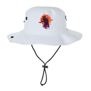 Cool Halloween Black Cat Moon Legacy Cool Fit Booney Bucket Hat