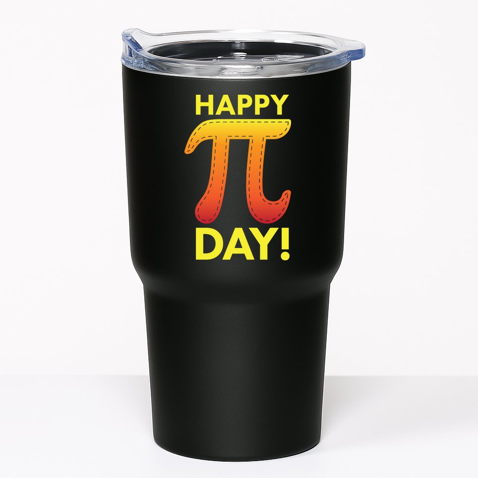 Cool Happy Pi Day Tumbler