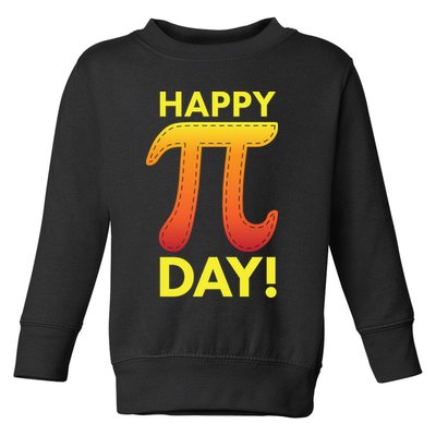 Cool Happy Pi Day Toddler Sweatshirt