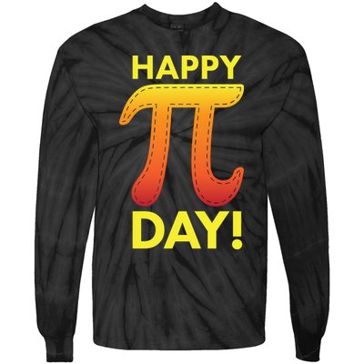 Cool Happy Pi Day Tie-Dye Long Sleeve Shirt