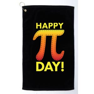 Cool Happy Pi Day Platinum Collection Golf Towel