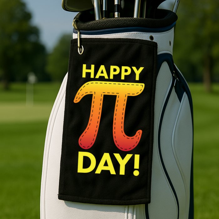Cool Happy Pi Day Golf Towel