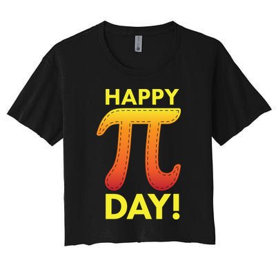 Cool Happy Pi Day Crop Top