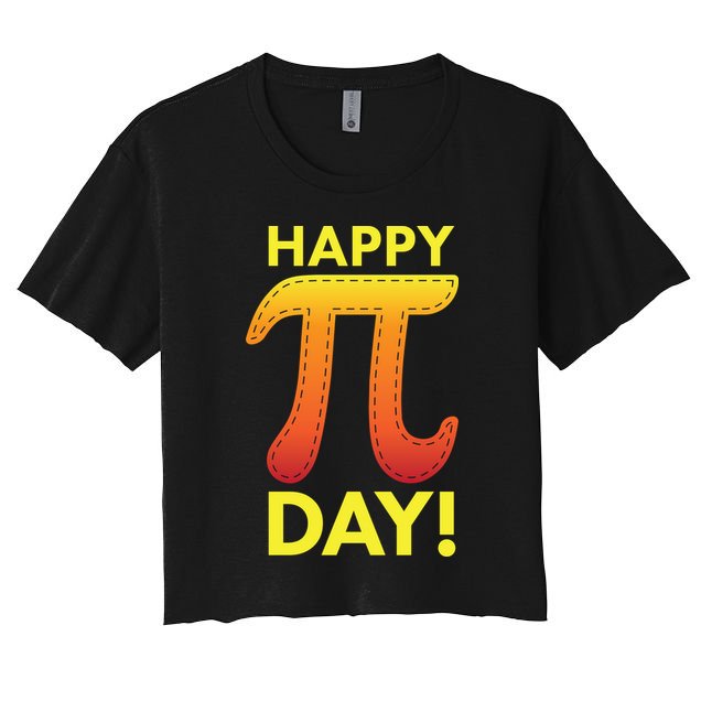 Cool Happy Pi Day Crop Top