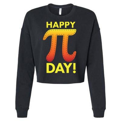 Cool Happy Pi Day Cropped Pullover Crew
