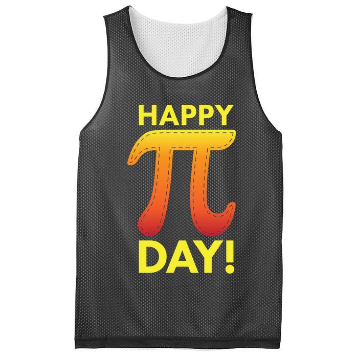 Cool Happy Pi Day Mesh Reversible Basketball Jersey Tank