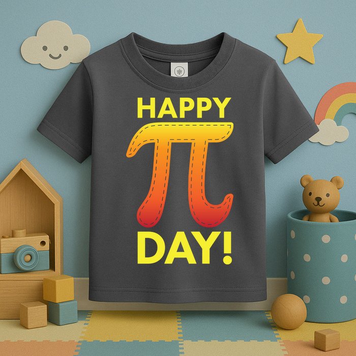Cool Happy Pi Day Toddler T-Shirt