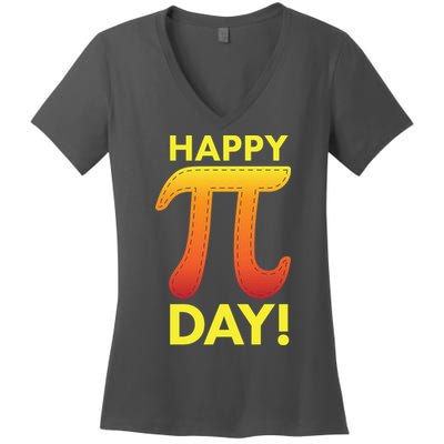 Cool Happy Pi Day Women's V-Neck T-Shirt