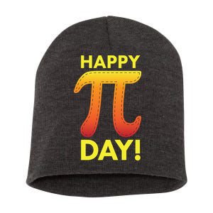 Cool Happy Pi Day Short Acrylic Beanie