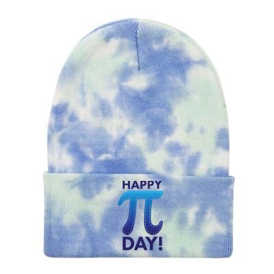 Cool Happy Pi Day Tie Dye 12in Knit Beanie